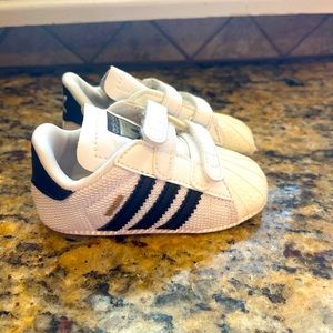 Adidas original superstar crib baby shoes size 3